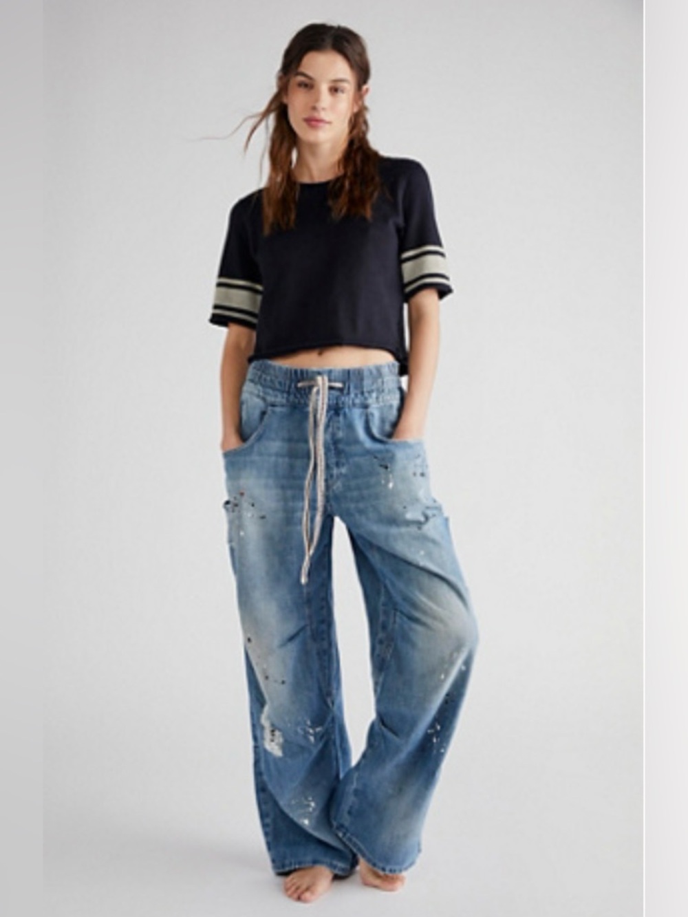 NWOT We The Free Modern Love Pull-on Jeans